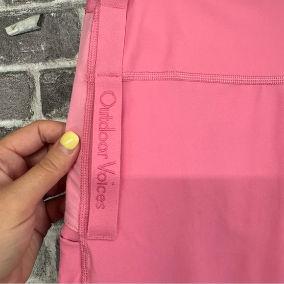 Outdoor Voices X Disney Exclusive Minnie Snacks Leggings pink red - Picture 4 of 15